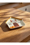 Lcw Home Mixed House-Shaped Pumpkin Patterned Ceramic Plate