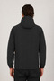New Now Men's Black Hooded Seasonal Raincoat Jacket-Windbreaker - 6
