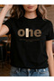 Unisex One Printed Design Tshirt