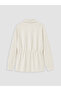 Lcw Modest Beige Stand Collar Oversize Women's Sweatshirt Tunic - 7
