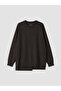 Koor Sport Brown Soft Touch Oversized Women's Sweatshirt - 5