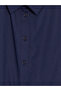 Two Mt Shop Quality Navy Blue Oversize Poplin Women's Shirt Tunic - 6
