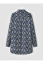 Lcw Grace Indigo Patterned Women's Shirt Tunic - 6