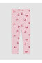 Pink Bow Patterned Girls' Tights, Pack of 2 - 2