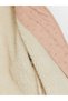 Lcw Kids Pink Fur Collar Girls' Suede Look Coat - 3