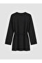 Lcw Modest Black Soft Touch Women's Sweatshirt Tunic - 6