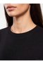 Two Mt Shop Quality Black Diver Fabric Plain Loose & Baggy Women's Sweatshirt Tunic - 3