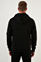 Regular Fit Hooded Zippered Soft Ribbed Winter Sweat with Hair Inside Men's Sweat 59053403 - 7