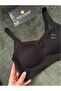 Siena Laser Cut Seamless Ribbed Textured Bra with No Visible Marks and Hand-Covered Chest Detail - 3