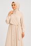 Aerobi̇n Tesettür Buckle-Decorated Dress Plus Size - 3