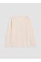 Alita City Lcw Grace Pink Oval Neckline Striped Women's Knitwear Sweater - 6