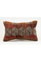 Handmade Vintage Throw Pillow Cover Made from Old Kilim, Wool, 30X50 cm
