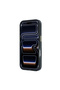 iPhone 18 Pro Case Licensed Text and 4g Large Metal Logo Silicone Cover Black-Brown - 5