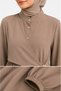Aerobi̇n Tesettür Buckle-Decorated Dress Plus Size - 4