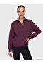 Koor Sport Burgundy Soft Touch Oversize Women's Sweatshirt