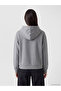 Anthracite Loose Fit Women's Hoodie - 4