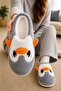Women's Plush Penguin Figured House Slippers Warm Winter Slippers - 2
