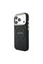 iPhone 18 Pro Max Case Licensed M-Safeli Lettering Logo C-Magnet Pu Leather Peony Cover Black - 2