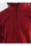Koor Sport Red High Collar Women's Fleece Sweatshirt - 3