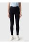 Alita City Lcw Petite Navy Blue Women's Leggings with Elastic Waist - 2