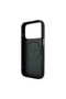 iPhone 18 Pro Max Case Original Licensed M-Safe Striped Peony 4g and Text Logo Cover Black - 7