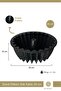 Granite Cast Cake Mold 24 cm Sliced Star - 3