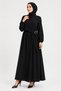 Aerobi̇n Tesettür Buckle-Decorated Dress Plus Size