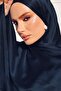 Modest Shawl - Dark blue - 2