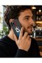 Burgundy Blue Striped 1967 — Plated Finish Compatible with All Phones |   After You Place the Order, Send Us Your Brand and Model. - 5