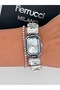 Steel Strap Special Design Women's Wristwatch with 2 Years Warranty, 3 Atm Waterproof + Bracelet as a Gift - 5