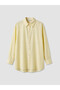 Two Mt Shop Quality Lcw Everyday Yellow 100% Cotton Women's Shirt Tunic - 5