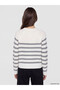 Lcw Modest Gray Crew Neck Striped Women's Knitwear Sweater - 4