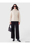 Two Mt Shop Quality Lcw Everyday Beige Hooded Women's Puffer Coat - 2