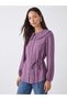Two Mt Shop Quality Lcw Everyday Purple Baby Collar Modal Blend Women's Shirt Tunic