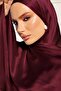 شال للمحجبات - بورغندي - 3