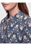 Lcw Grace Indigo Patterned Women's Shirt Tunic - 3