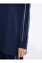 Lcw Everyday Navy Blue Soft Touch Oversize Women's Sweatshirt - 4