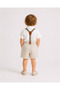 Baby Boy Linen Strap Special Occasion Set - 2