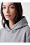 Anthracite Loose Fit Women's Hoodie - 3
