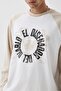 Double Color Eagle Printed Detailed Oversize Long Sleeve Tshirt - 4