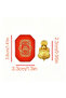 Golden Turtle - Feng Shui Blessing Tilsmi with Mini Red Wallet - 2