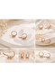 Rose Spider Figured Xuping Hoop Earrings - 2