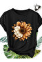 Unisex Sun Leopard Pattern Printed Design Tshirt