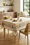 Modern Colorful Floral Tablecloth Stain-Resistant Stylish Design for Garden Balcony - 6