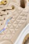 Women'S, Hologram Detailed, Quilted Textured, Thick Sole, Comfortable Sneaker Sports Shoes - 4