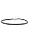 Grey Original Fine Leather Silver Color Clip Minimalist Men's Bracelet M072B - 2