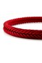 Red Hair Braid String Black Color Metal Magnet Men's Bracelet M062D - 4