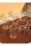 6 Pieces of Glass Multi-Colored Tea Cups with Handles 150 ml Tea Cups with Handles - 5