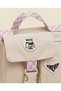 Ecru Multi-Compartment Girl's Backpack - 5