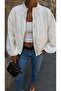 Women's Brode Elastic Waist Lined Bomber Jacket - 2